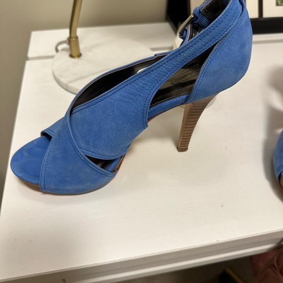 Chic Blue Open-Toe Women's Shoes - Picture 4 of 6